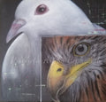 3 DOVE'S EYES EAGLE'S EYES PROPHETIC ART BOXED CANVAS PRINTS
