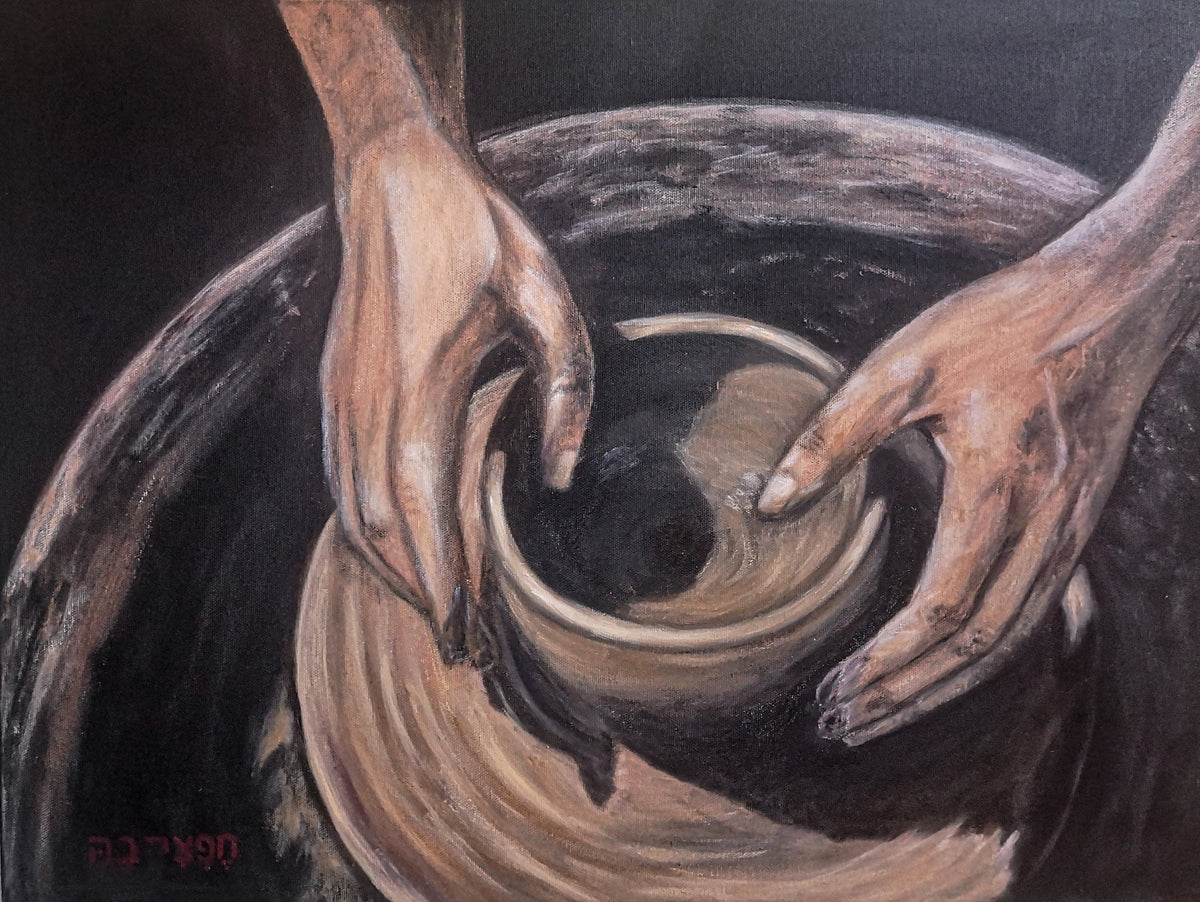 THE POTTER AND THE CLAY PROPHETIC ART BOXED CANVAS PRINTS FROM HEPHZIBAH ART